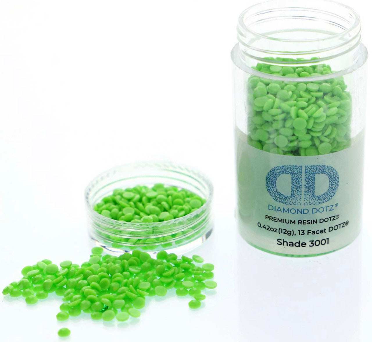 Gemas Diamond Dotz Freestyle 2,8 mm 12 g Verde neón 3001